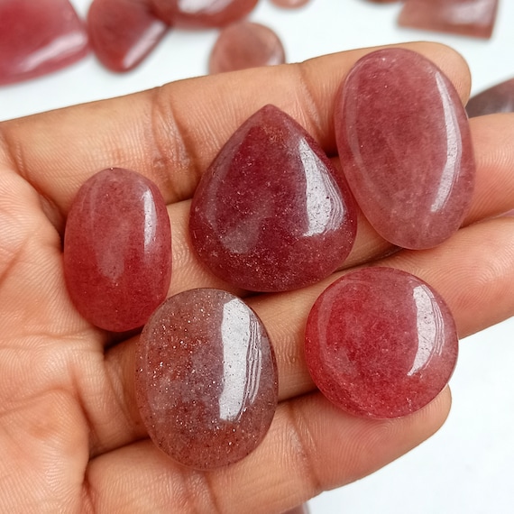 Pink strawberry quartz discount