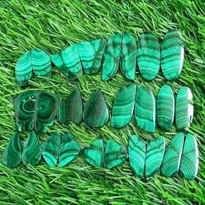 Malachite Pair Cabochon, Wholesale Natural Malachite Pair Gemstone, Bulk Malachite Pair Crystal, Malachite Pair Beads for Jewelry, crystal, gemstone, wholesale crystal, crystal cabochon, bulk crystal, crystal stone, cabochon