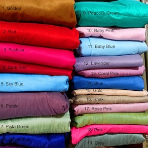 44 Colors Dupioni Silk Fabric, Faux Dupioni Silk Fabric For Bridal Dresses, Dupion Gown Fabric, Silk Fabric, Dupion Silk Fabric By The Yards