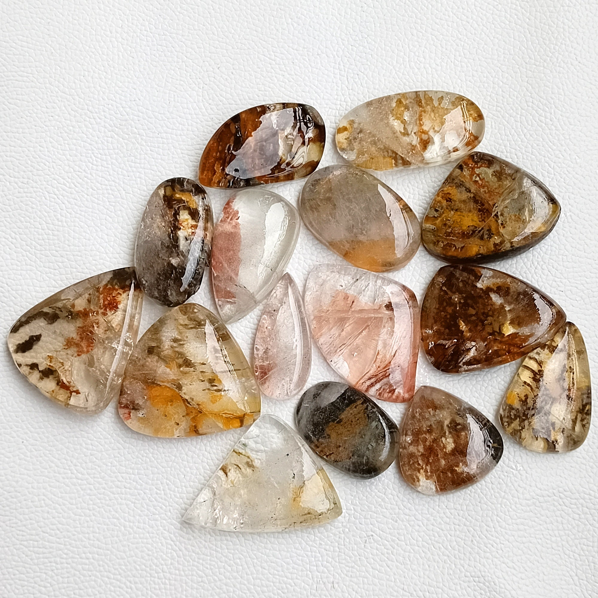 Garden Quartz Stone, Garden Quartz Crystal, Lodolite Quartz