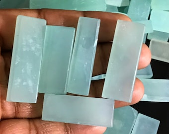 Aqua-chalcedoonplaat, gepolijste onyx-kristalschijf, hangende sieraden