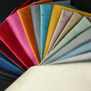 Velvet Fabric By The Yards, Upholstery Fabric 28 Colors Velvet Silk Fabric, Velvet Silk Fabric For Bridal Dresses, Velvet Gown Fabric