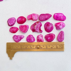 Pink Agate Druzy Slice, Window Agate Slices Bulk, Solar Quartz Druzy Slab, Geode Polished Slabs, Dyed Drusy Slice For Wire-wrap Jewelry, crystal, gemstone, wholesale crystal, crystal cabochon, cabochon