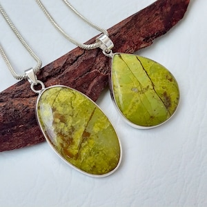 Stunning Gemstone Pendants, Opal Silver Pendant, Opal Necklace, Silver Boho Crystal Necklace,  Unique Jewelry Gifts For Her, Gifts for Mom
