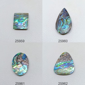 Natural Abalone Shell Crystal, Abalone Shell Gemstone, Abalone Shell Stone, Shell Cabochon, Abalone Shell For Jewelry, Pendants, Ring Supply