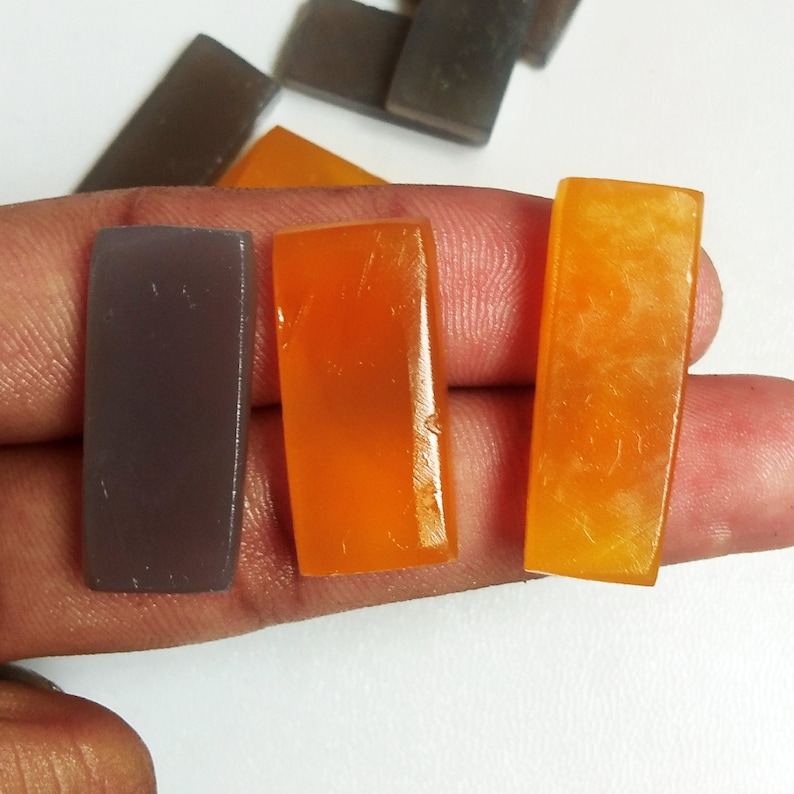 Chalcedony Onyx Cabochon Slab Chalcedony Slab Onyx Polished Rough Slice Rose Chalcedony Onyx Crystal Slice for Necklace Jewelry