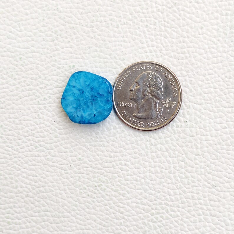 Blue Agate Druzy Slice, Window Agate Slices Bulk, Solar Quartz Druzy Slab, Geode Polished Slabs, Dyed Drusy Slice For Wire-wrap Jewelry, crystal, gemstone, wholesale crystal, crystal cabochon, cabochon, bulk crystal, crystal stone
