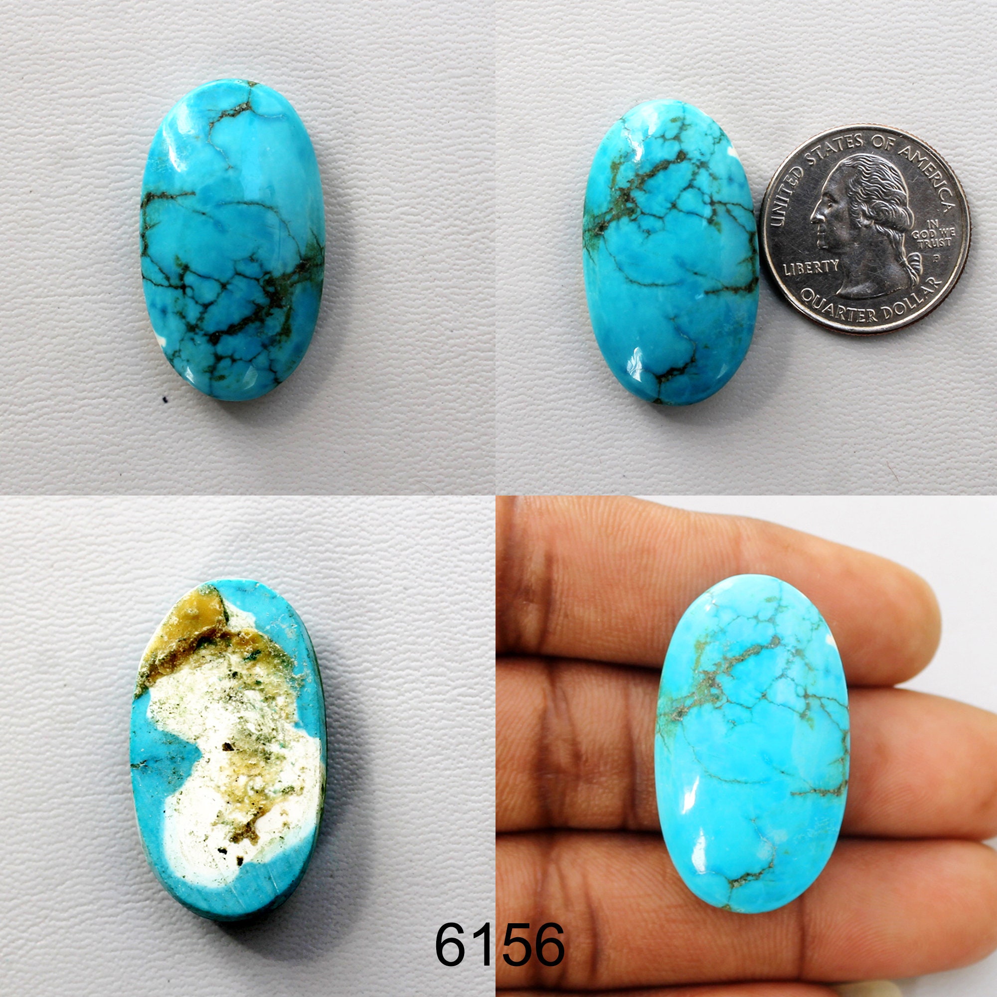 Howlite Turquoise Crystal Howlite Turquoise Loose Gemstone Etsy