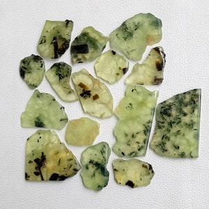 Prehnite Slab, Prehnite Slice, Raw Prehnite Crystal, Prehnite, Polished Prehnite Rough Crystal Slice, Prehnite Cluster,