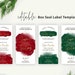 Christmas Box Seal Label Templates, Editable Parcel Stickers Design ...