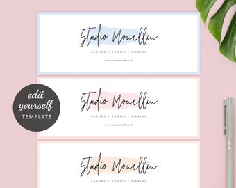 Blog Header Profile Picture Web Banner Cover Social Media Banner Set INSTANT DOWNLOAD Timeline Cover Blush Pink Paris Branding