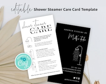 Shower Steamer Instructions - Etsy