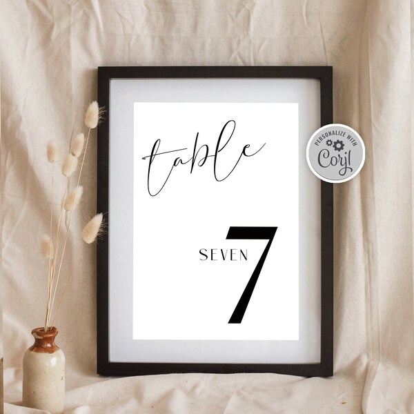5x7 Party Table Signs Etsy