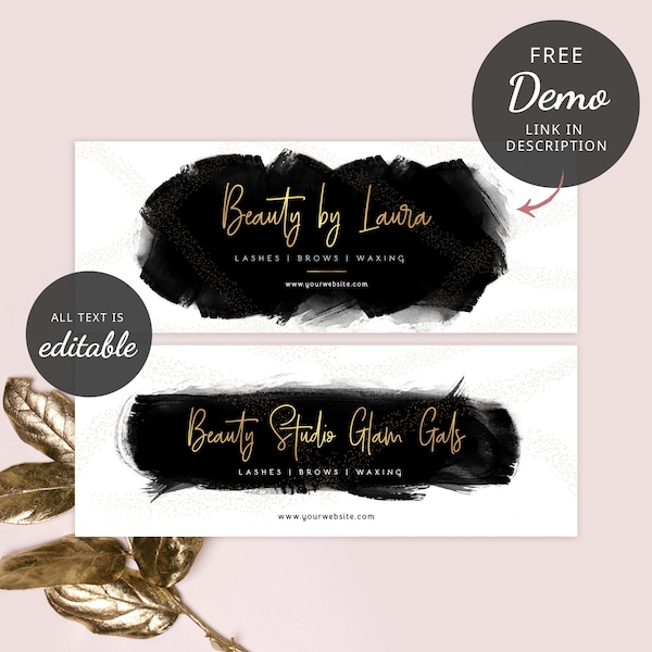 Facebook Cover Template, Facebook Page Banner Set, DIY Facebook Timeline Covers, Facebook Profile Photo, Editable Facebook banners, BW-001