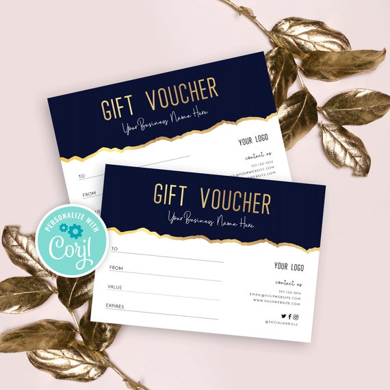 DIY Gift Certificate Template, Editable Gift Voucher Design, Photography Gift  Vouchers Template, A Gift for You Template, Gift Card Corjl 