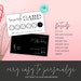 Cookies Rewards Card Template, Bakery Stamp Cards, Minimalist Coffee ...