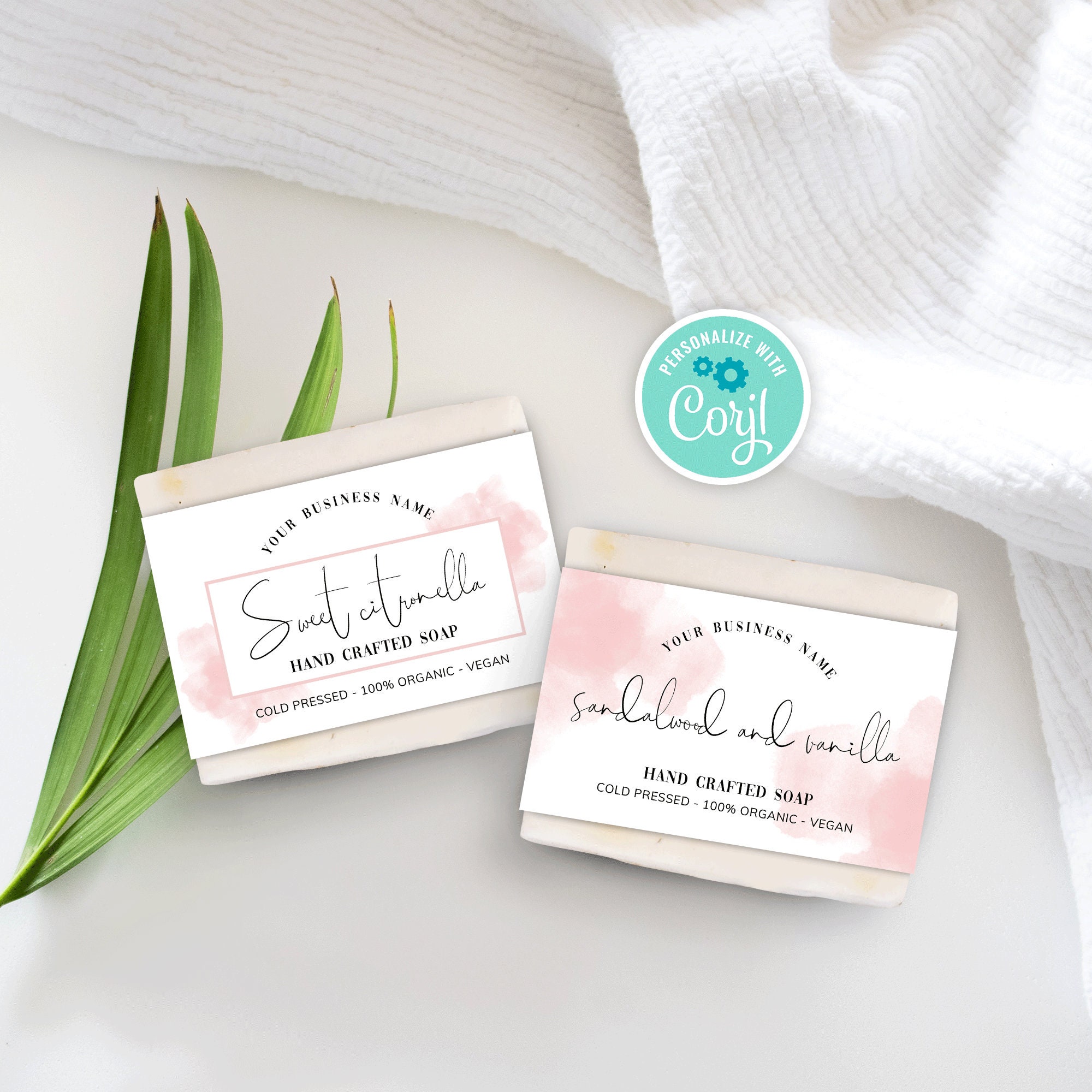 Feminine Soap Bar Label Template Custom Artisan Soap Belly Etsy