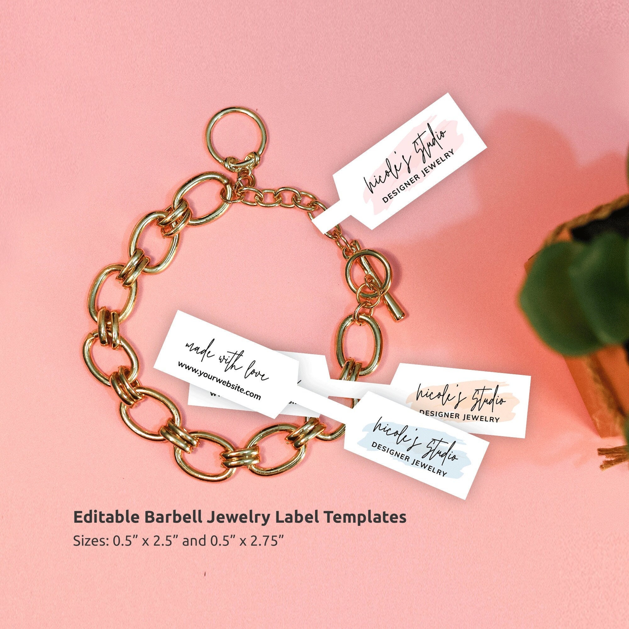 editable-jewelry-tag-template-feminine-bracelet-label-design-necklace-barbell-label-printable-digital-download-ring-tag-sticker-pw-001-etsy