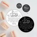 Food Allergy Warning Label Template, Minimalist Allergens Sticker 1.5 ...