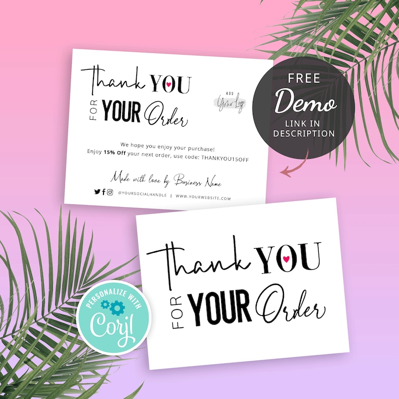 Thank You Notes Templates