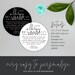 Food Allergy Warning Label Template, Minimalist Allergens Sticker 1.5 ...
