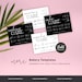 Food Allergy Warning Label Template, Minimalist Allergens Sticker 1.5 ...