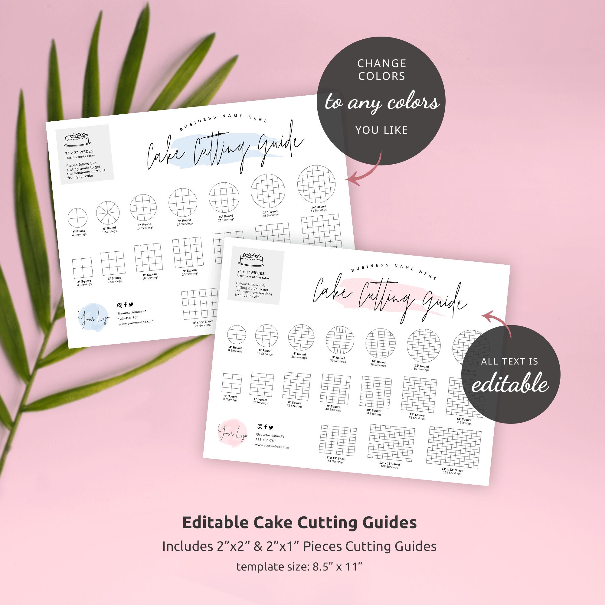 Cake Cutting Guides Template Printable Wedding Cake Cutting Etsy UK