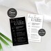 Shower Steamer Customer Guide Template, Editable Shower Mist Care Card, Minimalist Shower Fizzer ...