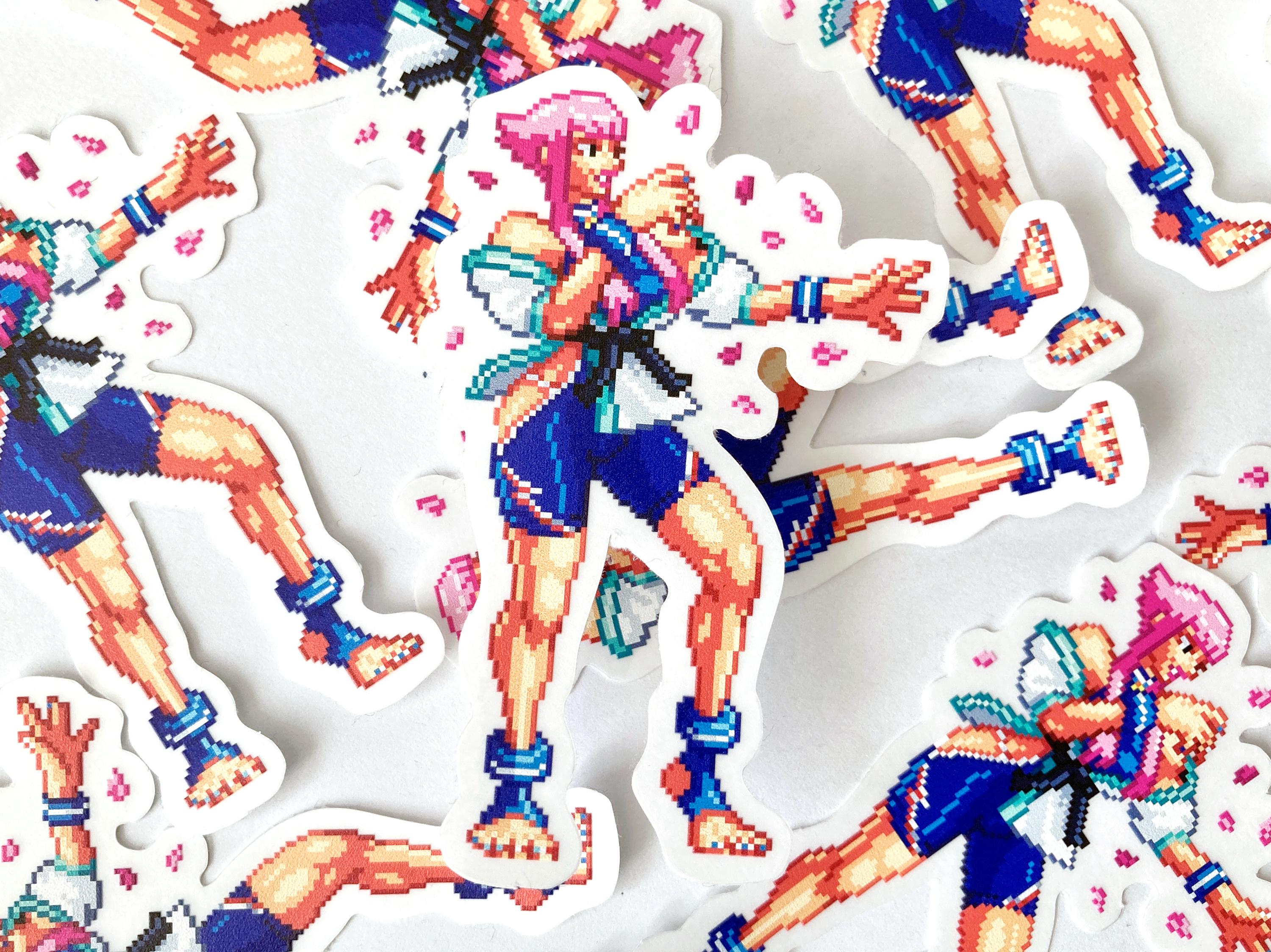 Manon Street Fighter 6 Sticker: Outfit 1 - Clear Waterproof Vinyl