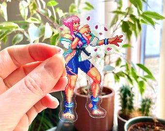 Manon Street Fighter 6 Sticker: Outfit 1 - Clear Waterproof Vinyl