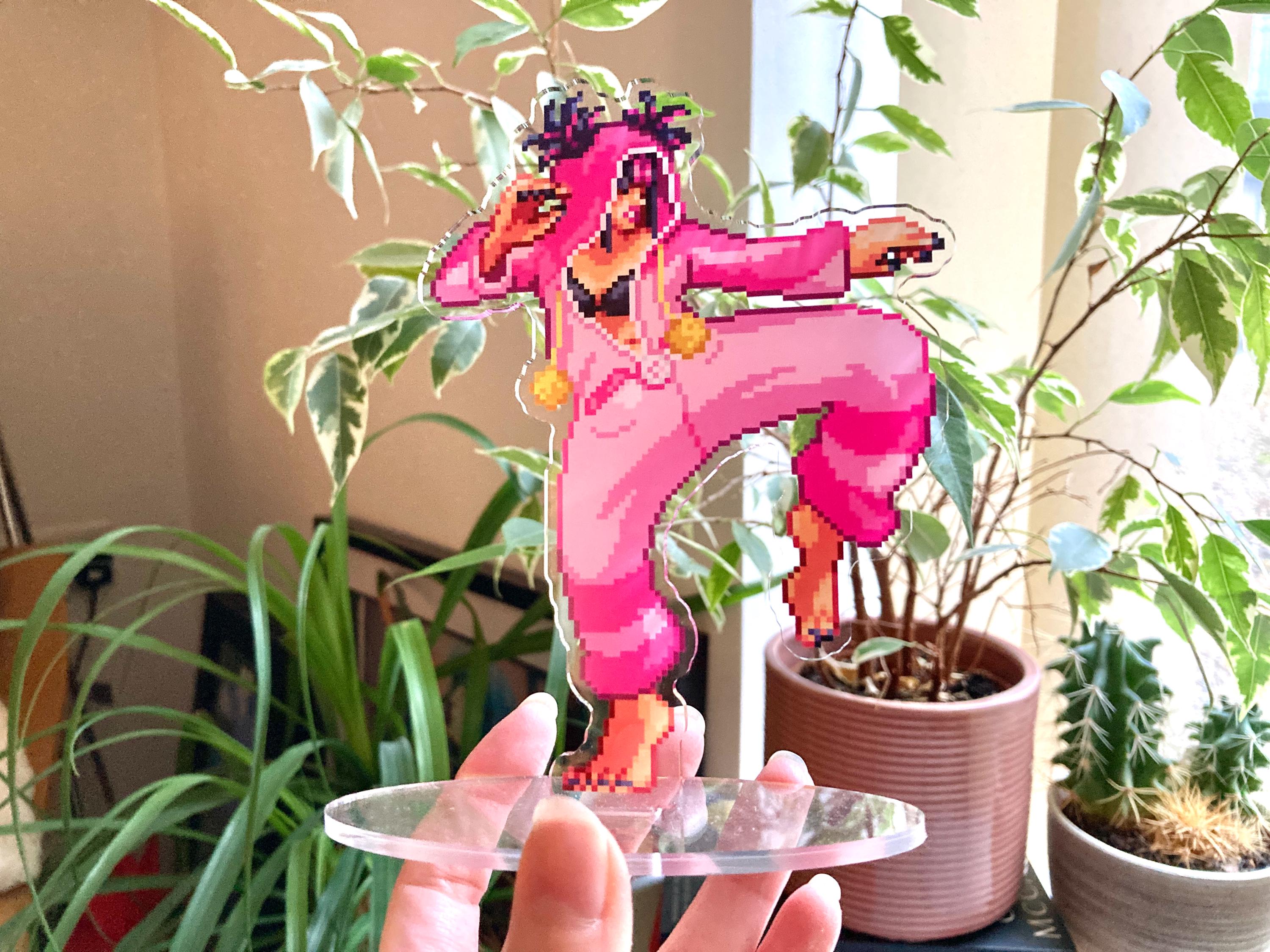 ジュリ ストリートファイター6 ピクセルアート アクリルスタンド：衣装