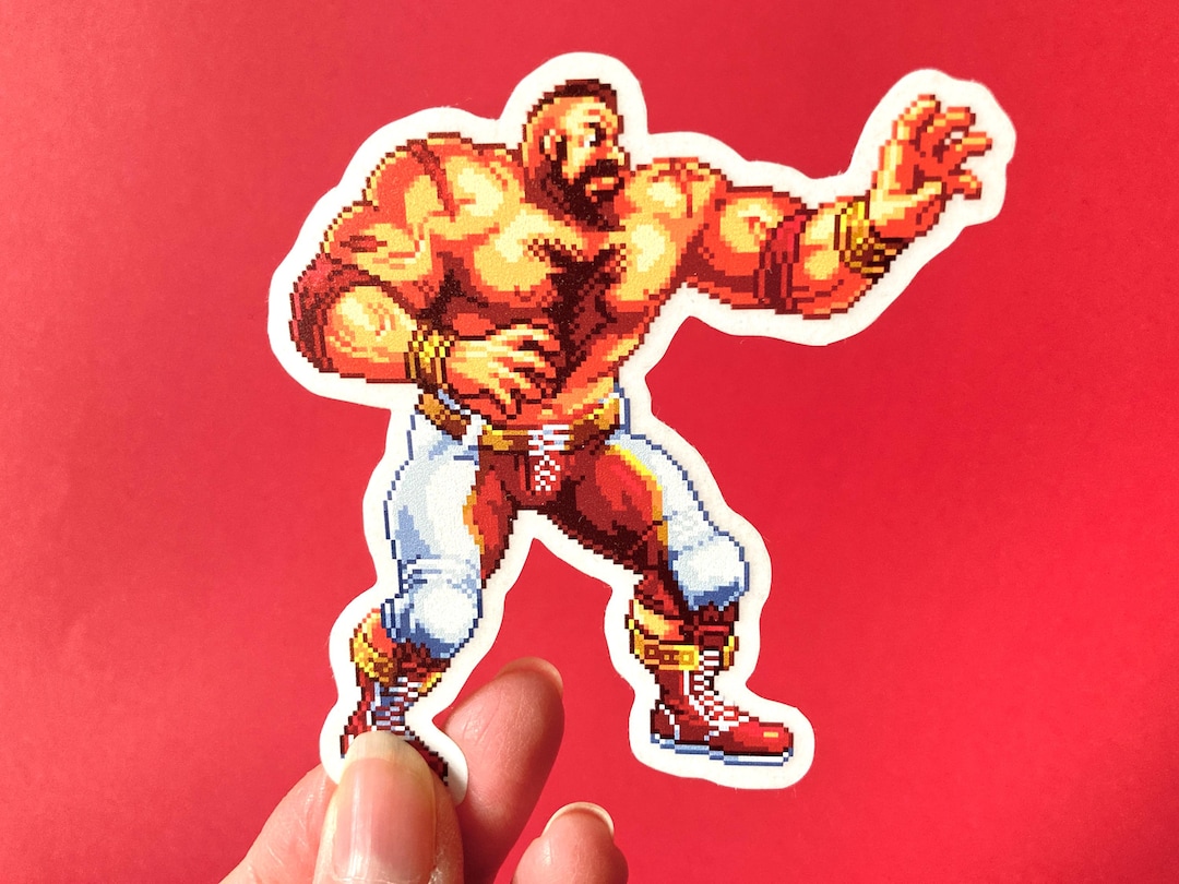 ザンギエフ ストリートファイター6 ピクセルアートステッカー：衣装1