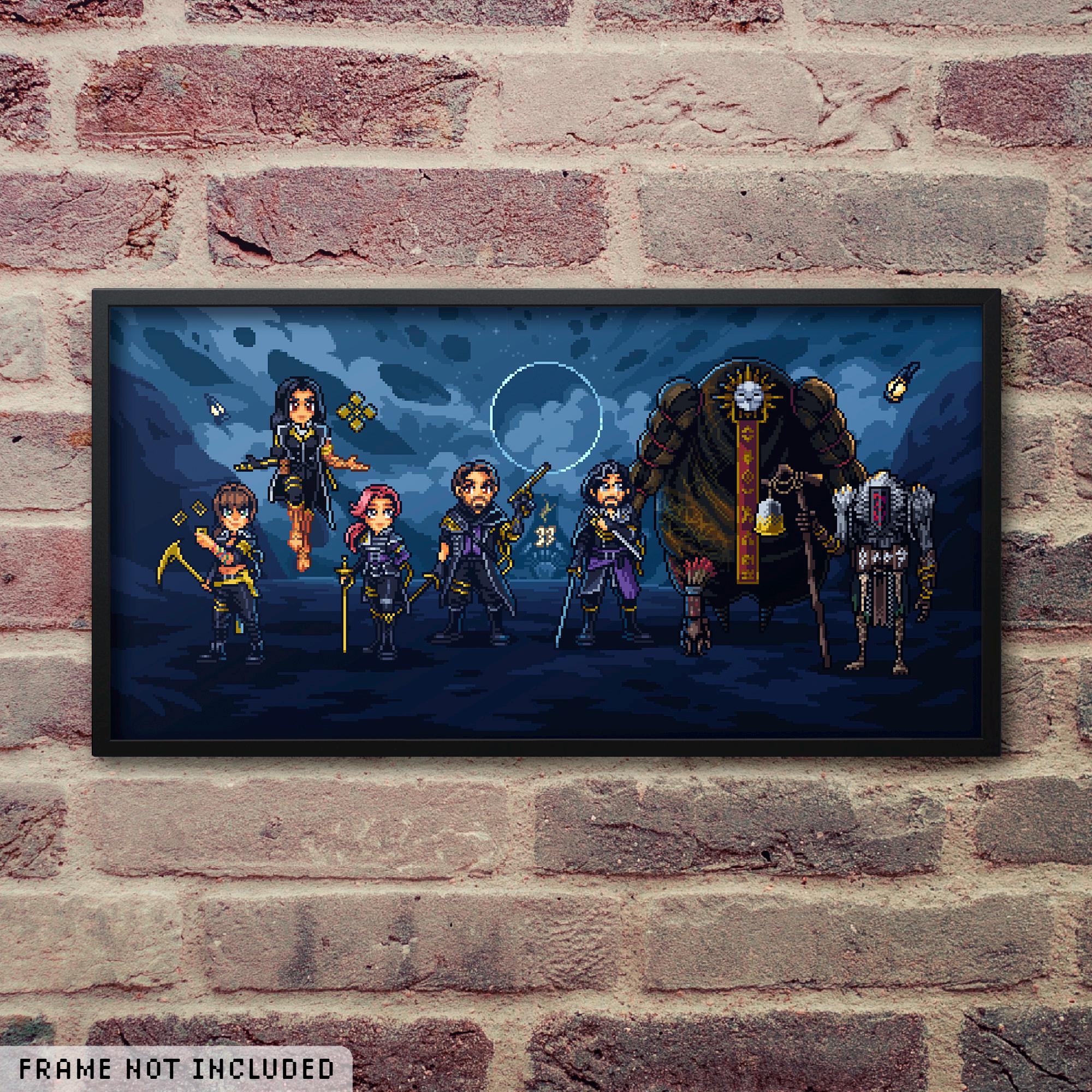 版画 goodfriend Expedition 33 Characters Pixel Art Print: 8bit Clair Obscur Poster