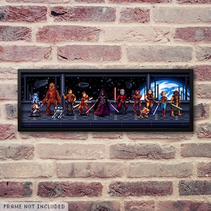 KOTOR Pixel Characters - Gaming Inspired Pixel Art - High Quality Art Print