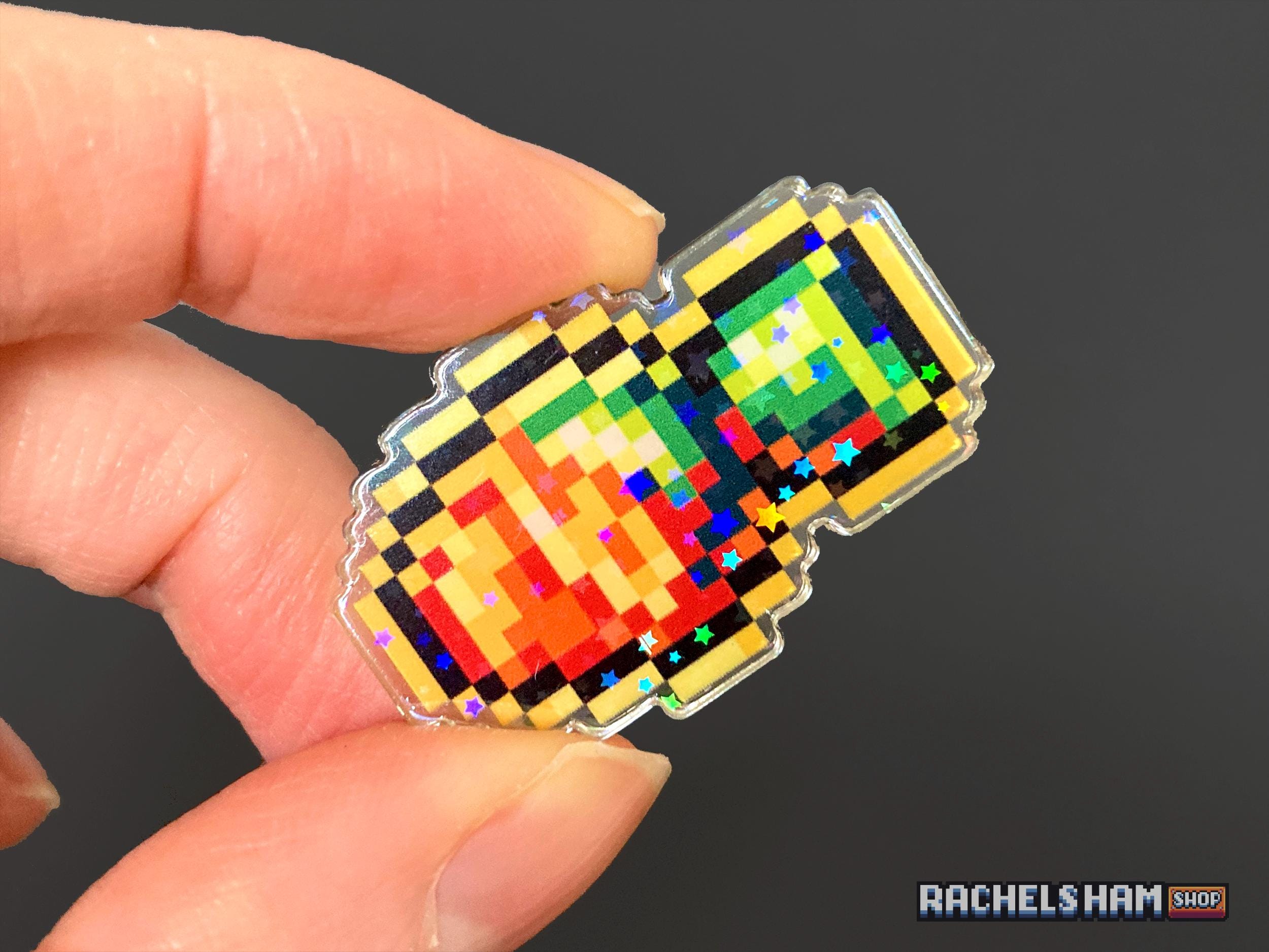 Estus Flask Acrylic Pin: 8bit Dark Souls Lapel Badge - Etsy