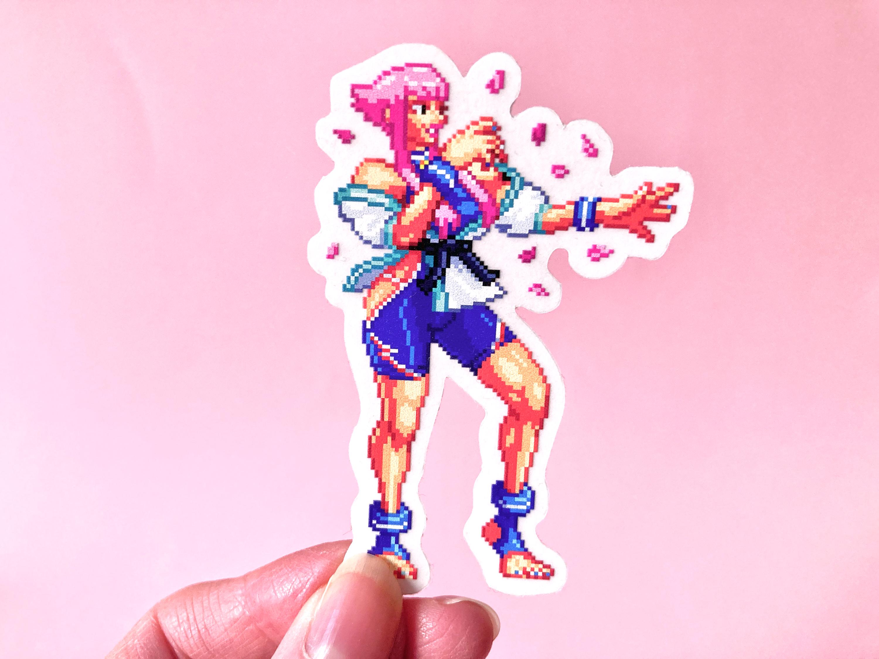 Manon Street Fighter 6 Sticker: Outfit 1 - Clear Waterproof Vinyl