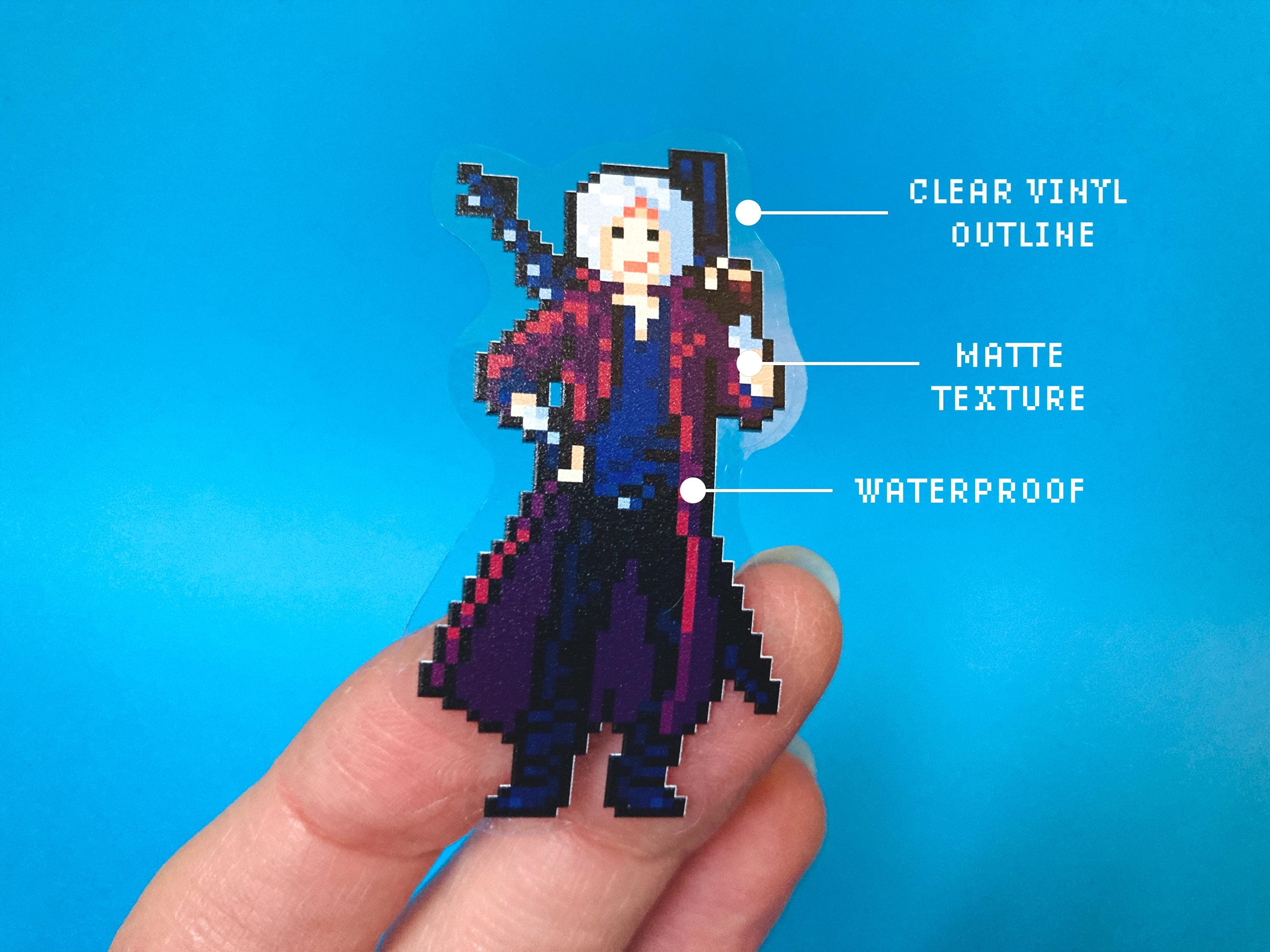 Devil May Cry 5 Pixel Art Sticker Sheet: Nero, Dante, Vergil
