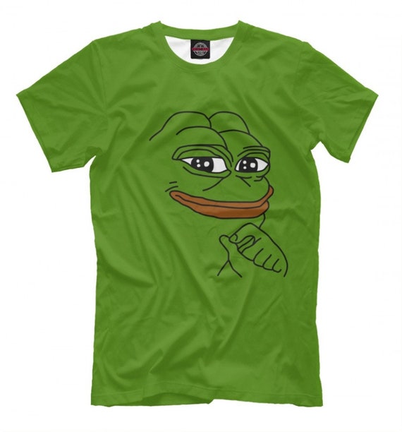 Smug Frog Memes T-shirt Pepe the Frog Tee Men's | Etsy