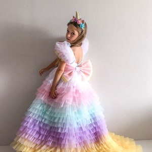 Vestido de unicornio para niña de 10 años store