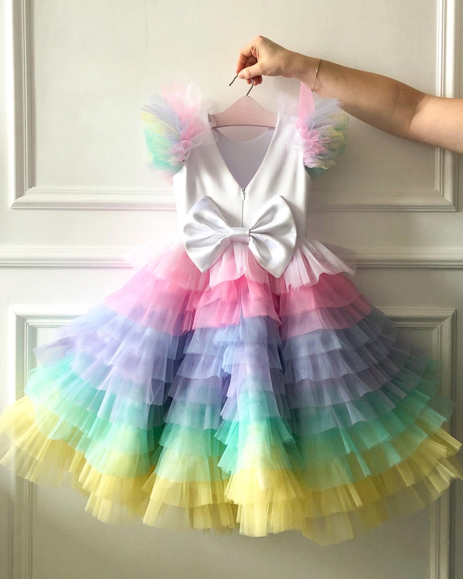 Dress Unicorn Kids Dress Party Dress Elegant Dress Unicorn Etsy