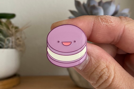 4pc Happy Macaron Set Pink, Lavender, Sky, Pistachio