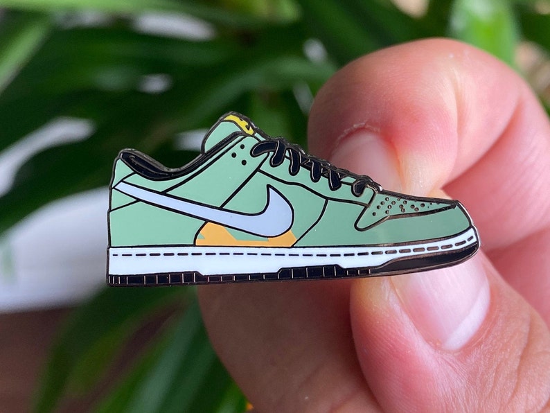 Tokyo Green Taxi SB Dunks Low Hard Enamel Pin | Etsy