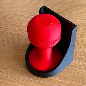 Coffee tamper caddy storage for coffee tamper wall mount shelf tidy