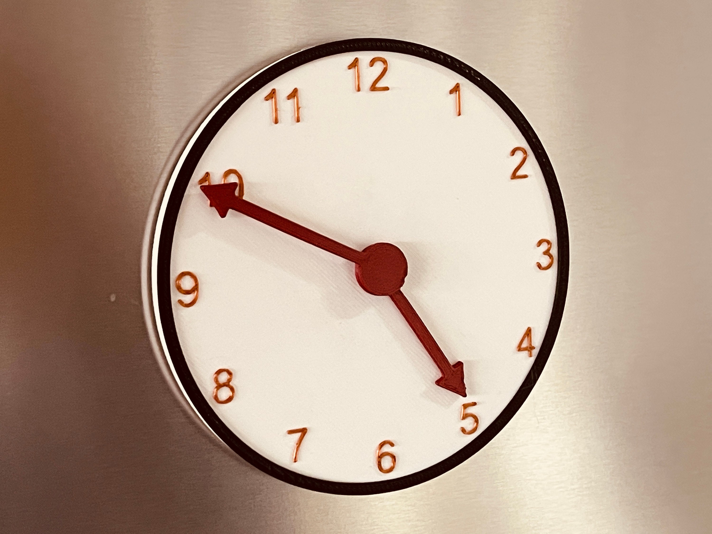 What time is it reminder clock fridge Etsy