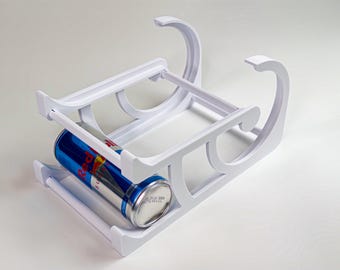 3D-geprinte Red Bull-blikjeshouder: platte opberger energiedrank