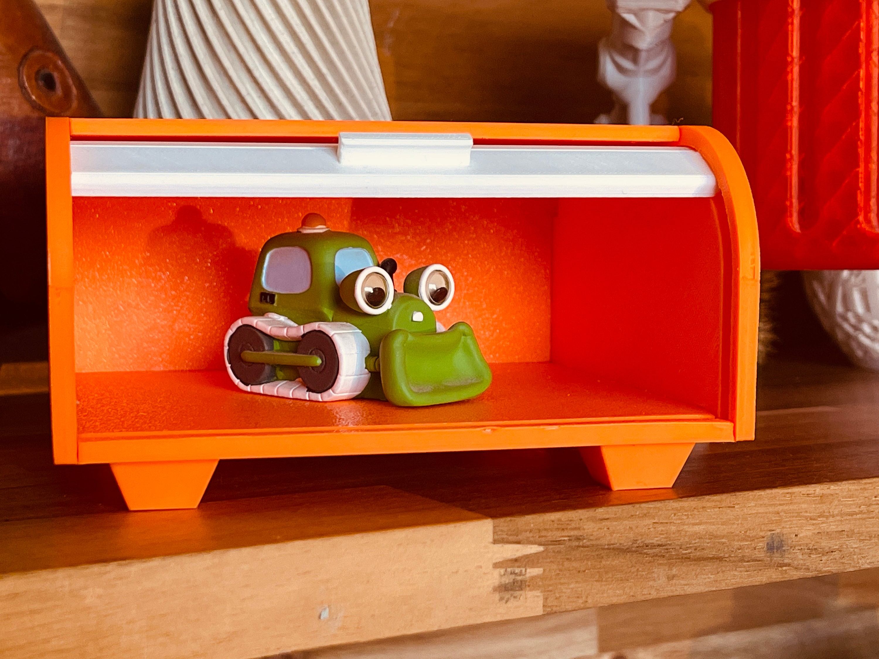 Rolltop 3D Printed Storage Shelf Tidy Etsy UK