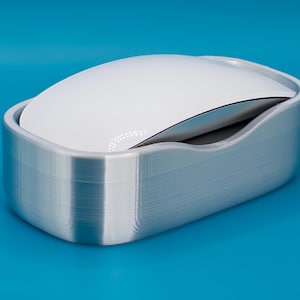 Magic Mouse Charging Dock | Fixes Apple Charging Port Design | Smart Vertical Stand | 3D Printed Holder | USB-C Compatible