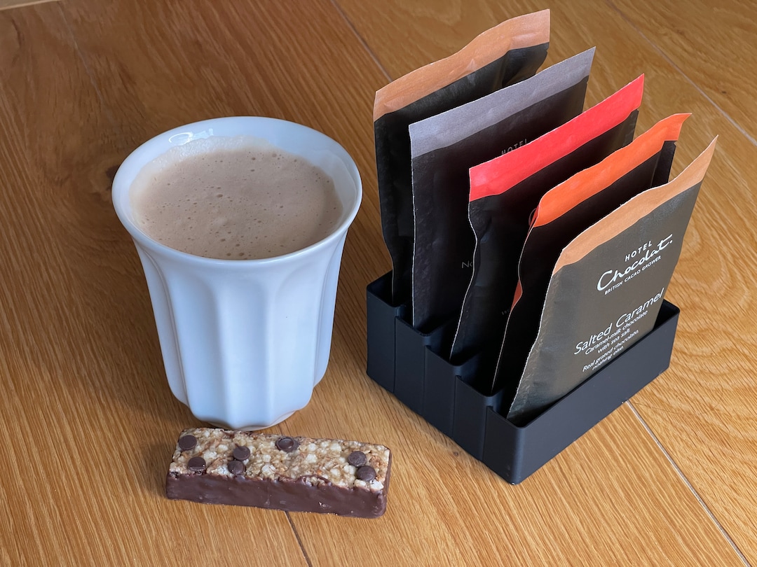 Velvetiser Sachet Holder Hotel Chocolat Velvetiser Display Drinking