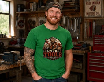 On The Tools DIY Disaster T Shirt, Funny Builder Shirt, Handyman Graphic Tee, Tradesman Gift, Home Renovation Chaos Shirt