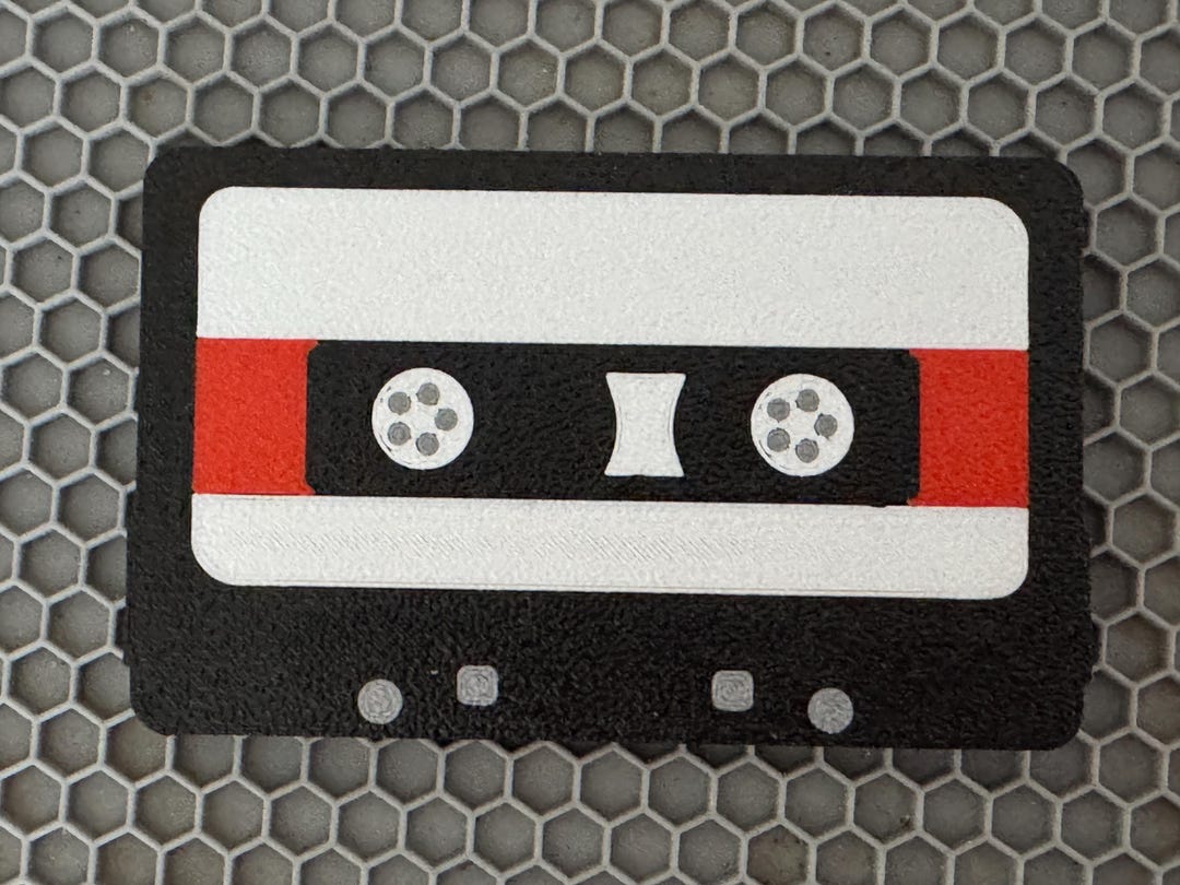 Retro Cassette Tape Fridge Magnet: 3D Printed Nostalgia - Etsy